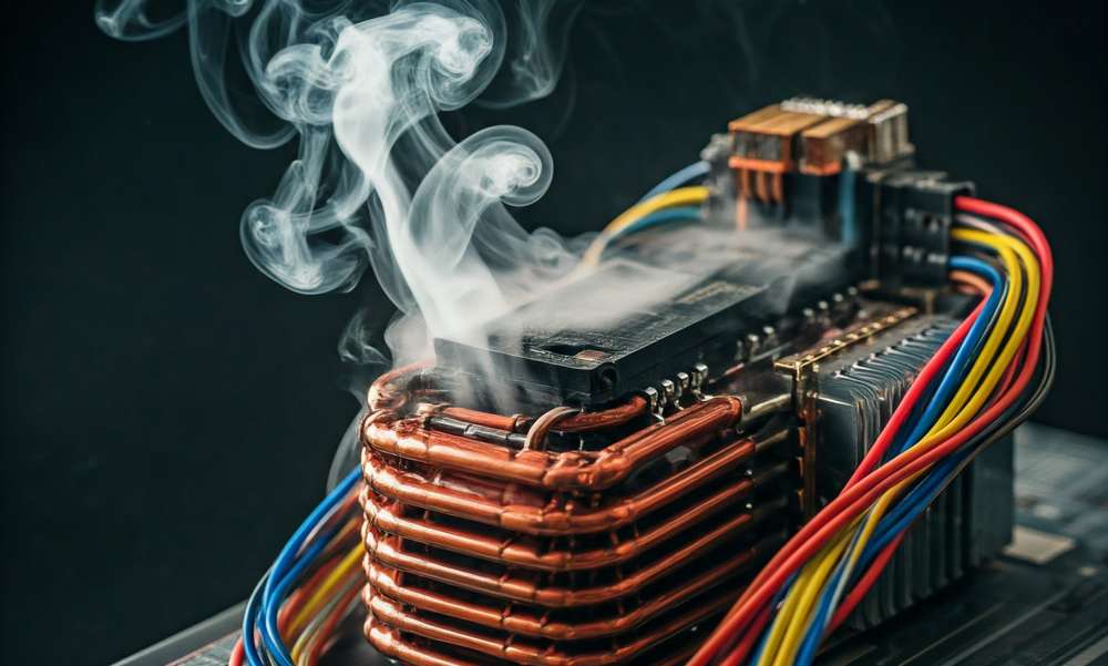 Un microprocessore che fuma,