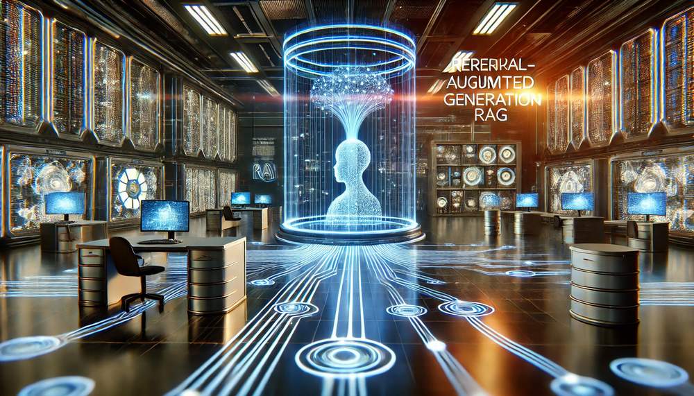 Immagine simbolica della retrieval augmented generation.